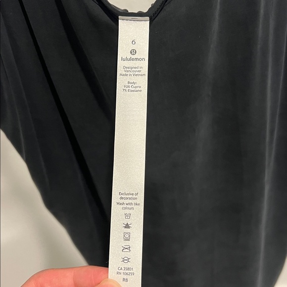 Lululemon Athletica Black Silky Tank - Picture 8 of 9